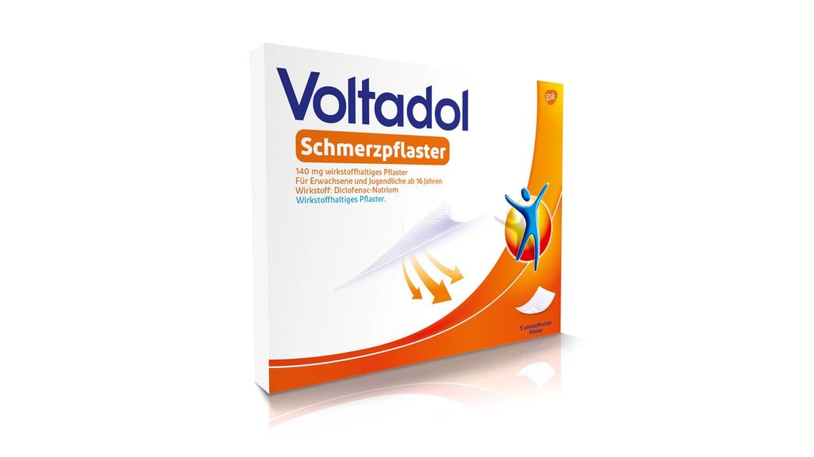 Voltadol Schmerzpflaster:<br>Effektive Schmerzlinderung – hoher Tragekomfort